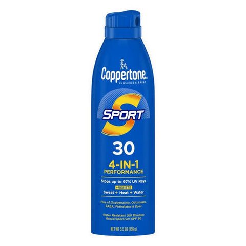 Coppertone, Sport Spray Spf 30, 5.5 Oz Coppertone