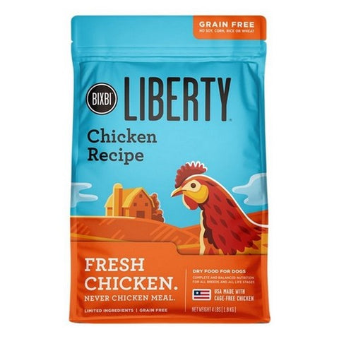 Chicken Recipe Dry Dog Food 4 Lbs (Case Of 6) by Bixbi