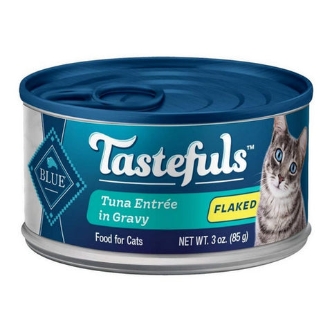 Tasteful Adult Flaked Tuna Entree In Gravy Food For Cats 3 Oz (Case Of 12) by Blue Buffalo