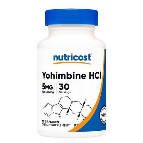 Nutricost, Yohimbine Hci, 5 Mg, 30 Caps