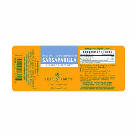 Herb Pharm, Sarsaparilla, 1 Oz