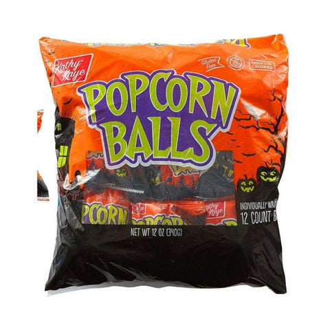 Halloween Popcorn Balls 12 Oz (Case Of 6) by Kathy Kaye