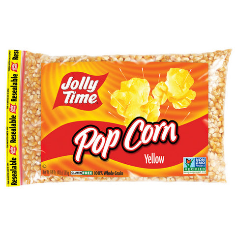 Yellow Popcorn 4 LB (Case Of 6) by Jollytime