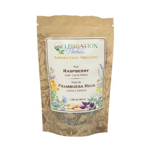 Celebration Herbals, Organic Raspberry Red Leaf Cut And Shifted, 44 Grams Celebration Herbals