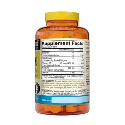 Mason, Calcium And Vitamin D3 Chewables Coffee Mocha, 100 Tabs