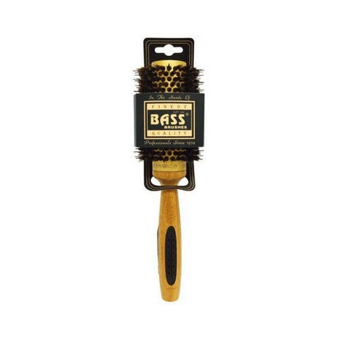 Bass Brushes, Revive Series Round Brush 20% Bio Material Handle And High Heat, 1 Count