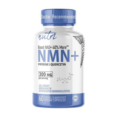 NMN Plus Nicotinamide Mononucleotide 60 Vegan Capsules by Nature's Fusions