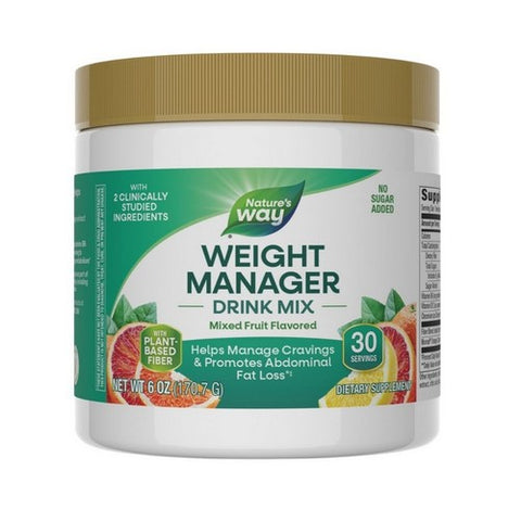 Weight Manager Drink Mix Powder Mixed Fruit 30 Servings / 6 Oz by Nature's Way