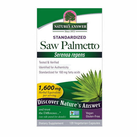 Nature's Answer, Saw Palmetto Standardized Herbal Extract, 690 Mg, 120 Veg Caps Nature's Answer