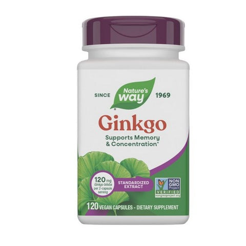 Ginkgo 120 Vegicaps by Nature's Way