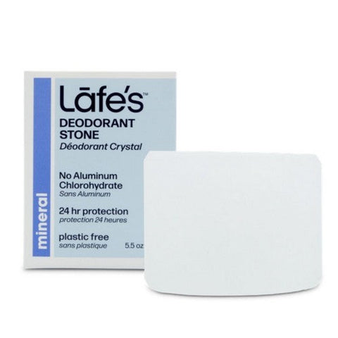 Lafes Natural Body Care, Natural Crystal Stone Large w/Dish, 5.5 Oz Lafes Natural Body Care