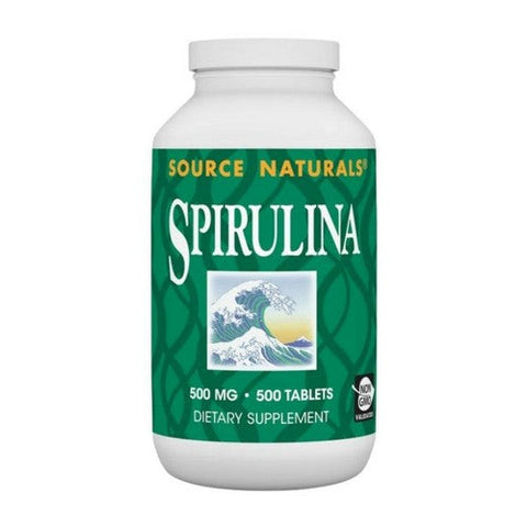 Source Naturals, Spirulina, 500 MG, 500 Tabs Source Naturals
