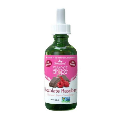Sweetleaf Stevia, Sweet Drops Flavored Stevia Sweetener Chocolate Raspberry, 2 Oz Sweetleaf Stevia