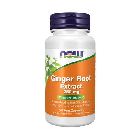 Now Foods, Ginger Root Extract, 250 Mg, 90 Veg Caps Now Foods