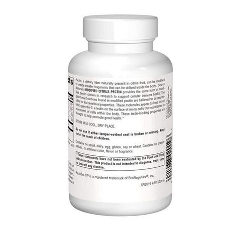 Source Naturals, Modified Citrus Pectin, 750 mg, 90 Caps Source Naturals