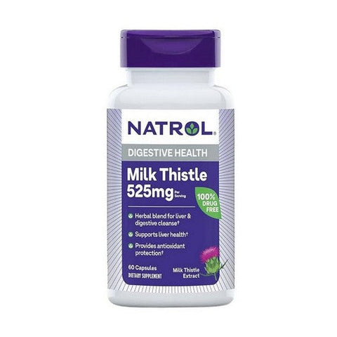 Natrol, Milk Thistle Advantage, 525 Mg, 60 Caps Natrol