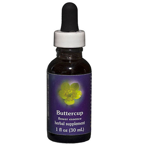 Flower Essence Services, Buttercup Dropper, 1 oz Flower Essence Services