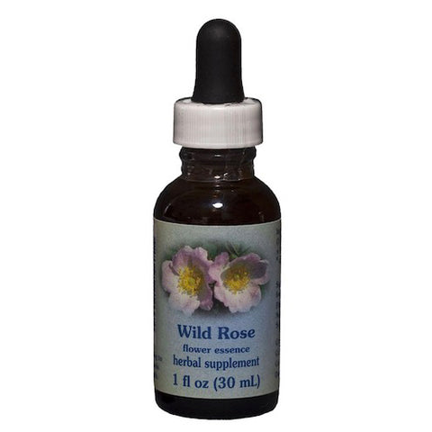 Flower Essence Services, Wild Rose Dropper, 1 oz Flower Essence Services