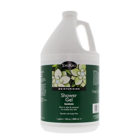 Shikai, Moisturizing Shower Gel, White Gardenia 1 gal Shikai