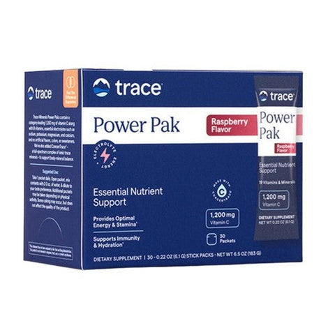 Trace Minerals, Electrolyte Stamina Power Pak Raspberry, 30 Packets Trace Minerals