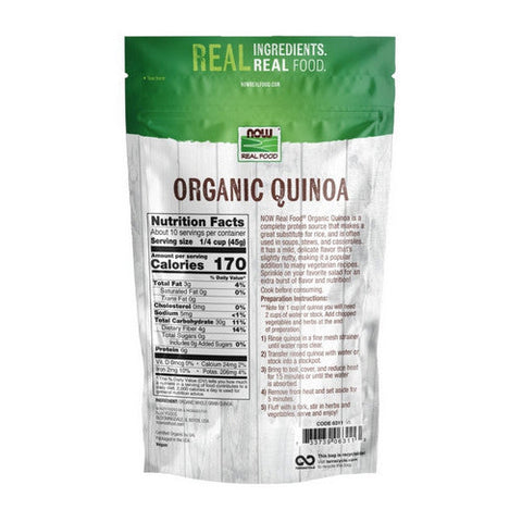 Now Foods, Quinoa Grain Organic, 1 lb Now Foods